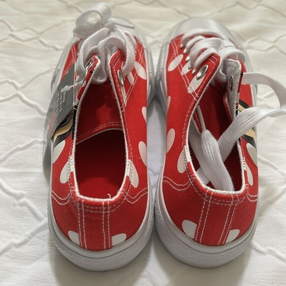 Mickey Mouse Women’s Red & White Platform Sneakers (Size 6) - Picture 11 of 12